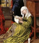 WEYDEN, Rogier van der The Magdalene Reading oil painting artist